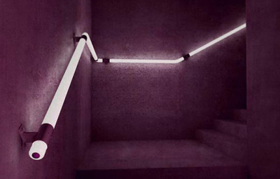 Rampe d'escalier concept LED par Zoon Design