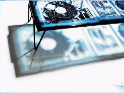 Table basse Xradio Disc par Diesel Creative Team