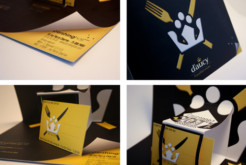 packaging invitation pop-up pour soirée VIP – entreprise D'aucy