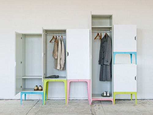 Garde-robe modulaire par Matthias Ries