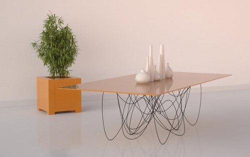 Quantum table, rencontre entre physique et design par Jason Phillips