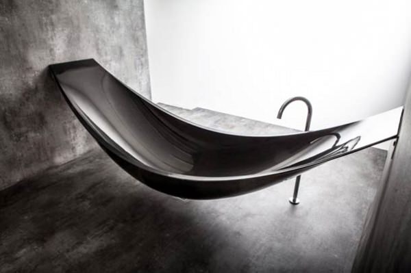 Vessel la baignoire hamac par splinter works blog esprit design Baignoires Beton désign