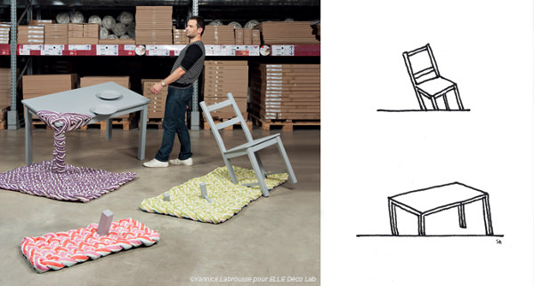 Installation Annbeth pour l’exposition IKEA – Elle Déco Lab -  © Yannick Labrousse