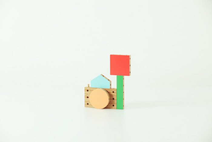 Dowel blocks le kit de construction pour enfant par Ichiro Design