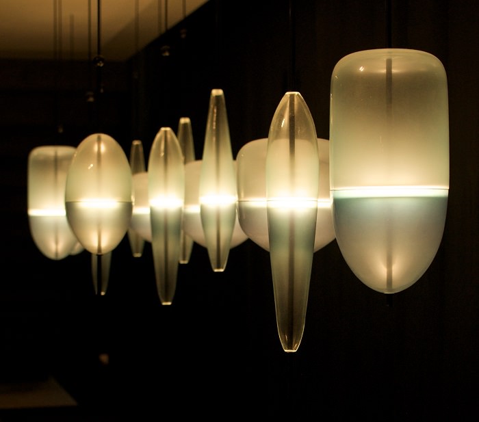 Lampes chez Poliform - Salone del Mobile 2014
