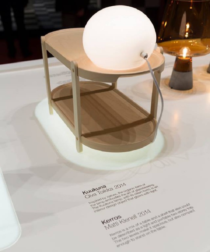 Lampe Kuukuna par Oiva Toikka pour Iittala - Salone del Mobile 2014