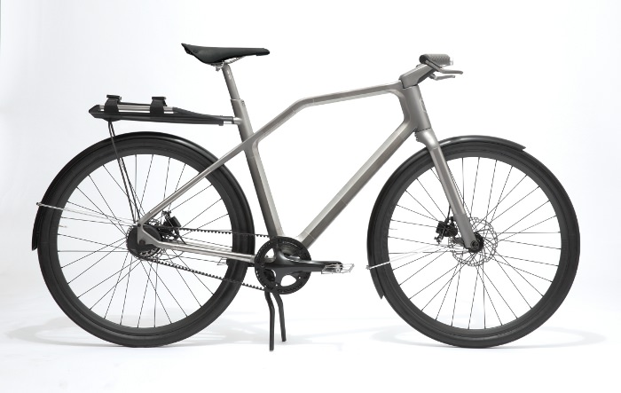 SOLID vélo bike design gris titanium titane métal steel