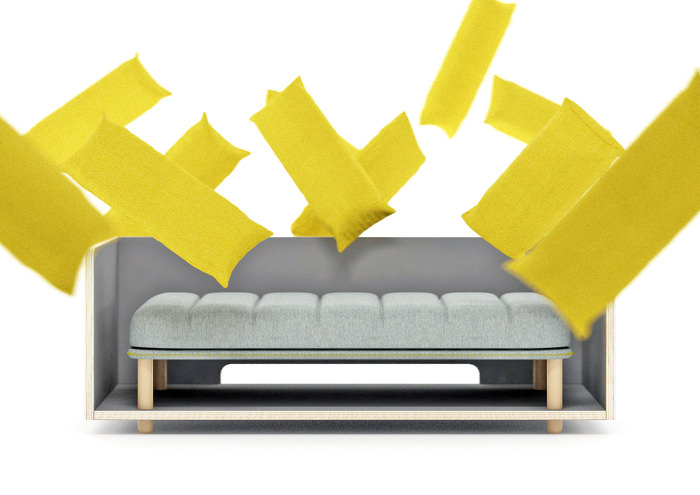 Cinto le sofa modulable par Davide Anzalone