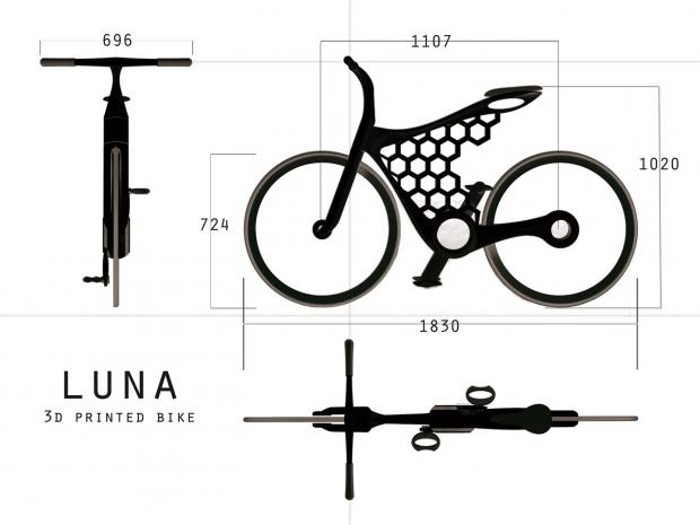De l'impression 3D au vélo - Projet Luna par Omer Sagiv