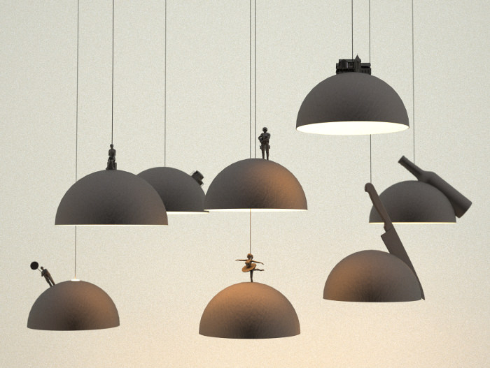 Land lamps par Leonardo Fortino