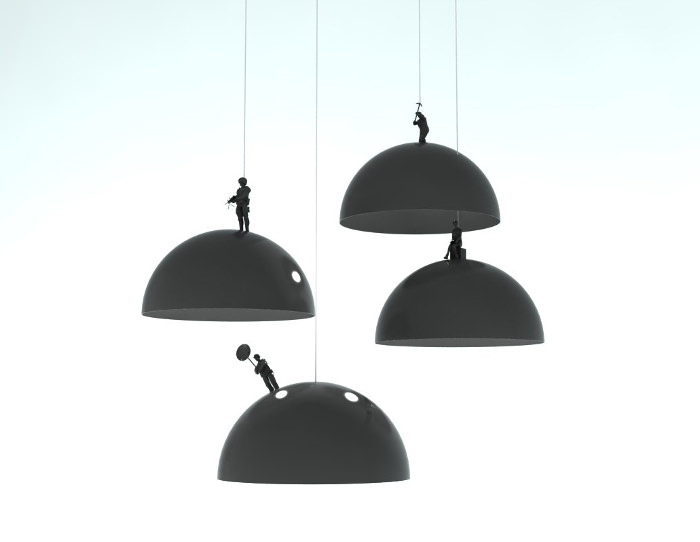3D - Land lamps par Leonardo Fortino