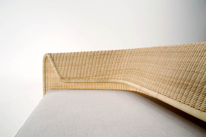 Wrap le sofa en rotin par Hiroomi Tahara