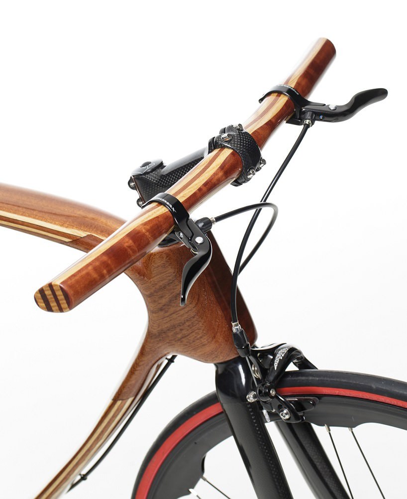 Carbon wood bike le vélo fait main par Cwbikes