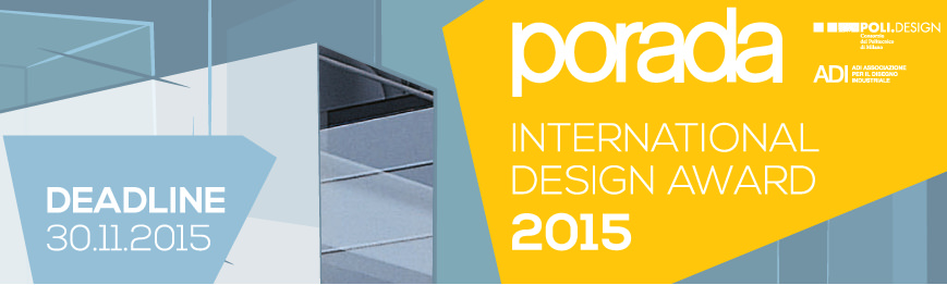PORADA International Design Award 2015