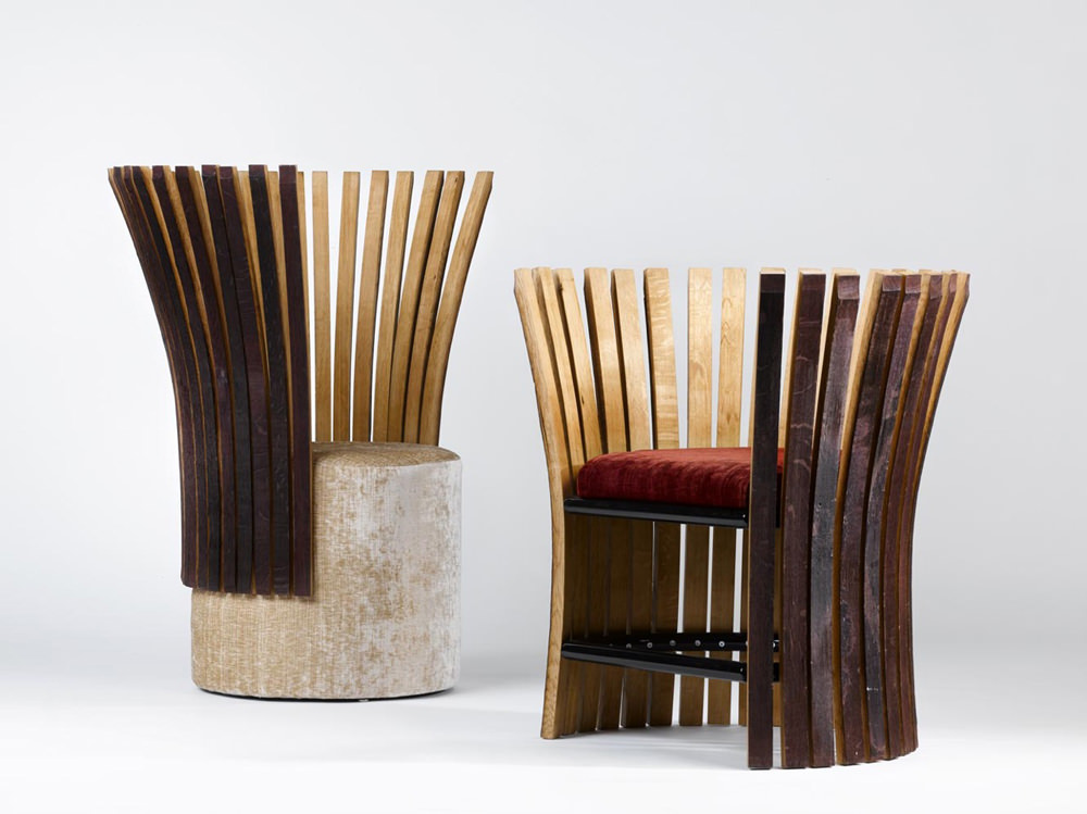Wine & Design Collection Fauteuil par Enzo Pascual - Le fauteuil Saint-Emillion