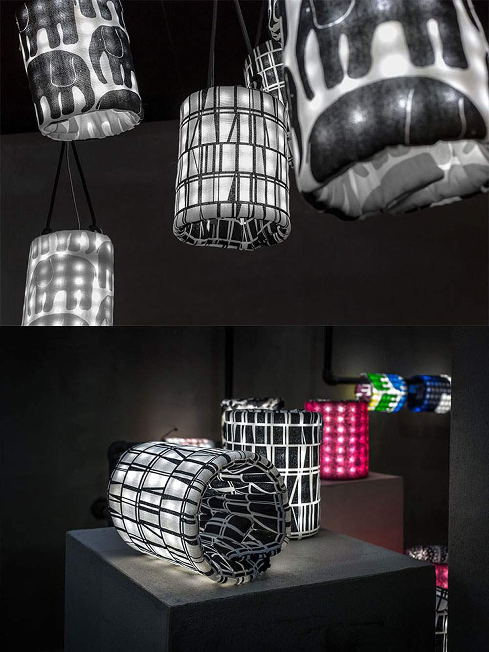 Preview de la nouvelle collection de lampes en tissus par Finlayson