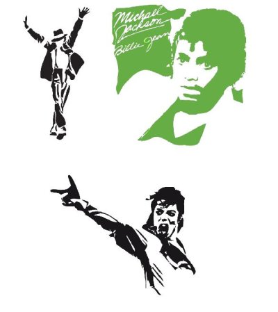 Hommage éternel : Stickers Michael Jackson