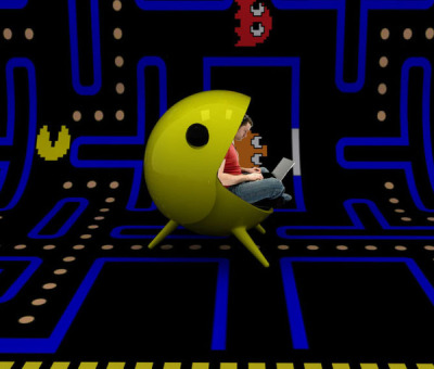 Fauteuil Pac Man par Jose Jorge HinoJosa Primo