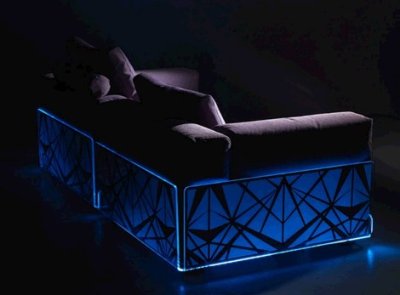 Lighted sofa par Colico