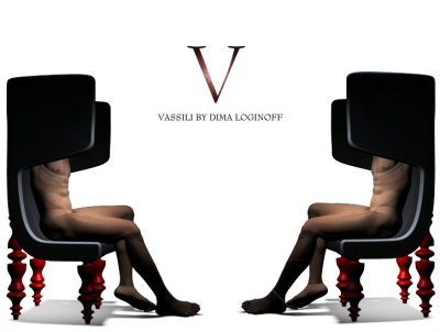 Dima Loginoff, design Russe : fauteuil Vassili