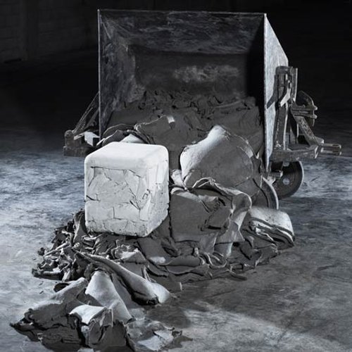 Tabouret Cube Trash par Nicolas Le Moigne