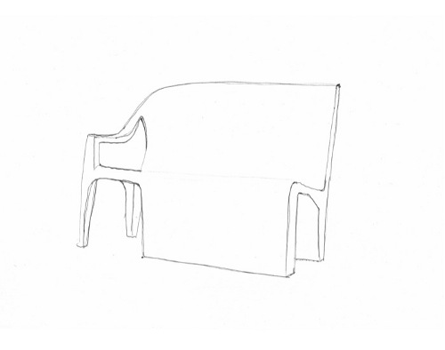 Bench chair par Thomas Schnur