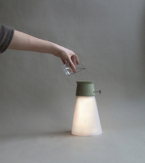 lampe à eau par Manon Leblanc