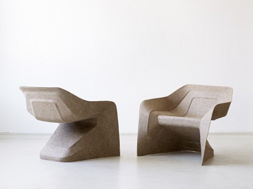 Hemp Chair, fauteuil de chanvre par Werner Aisslinger