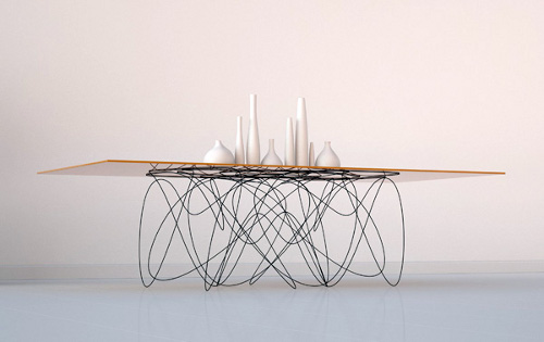 Quantum table, rencontre entre physique et design par Jason Phillips