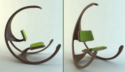 Rocking Wheel Chair par Mathias Koehler