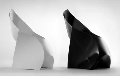 Veritable chaise origami par Douwe Jacobs
