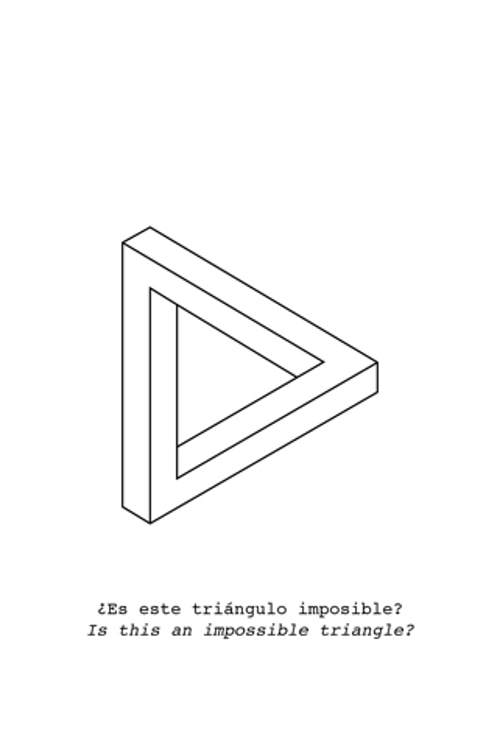 Vase triangle impossible par Cuatro Cuatros