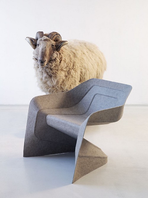 Hemp Chair, fauteuil de chanvre par Werner Aisslinger