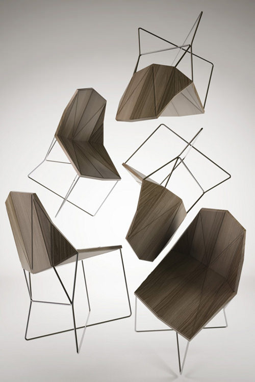 Collection TISA chaise et table par Branko Matic