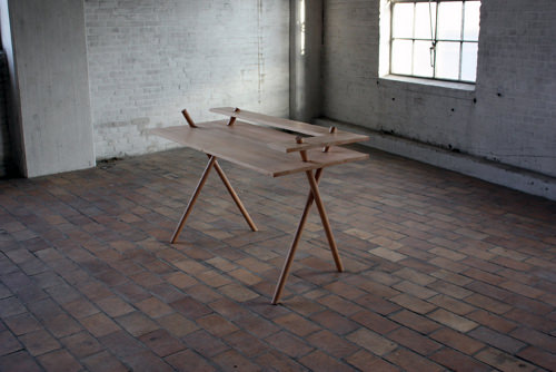 Collection Bravais table et bureau par Dana Cannam