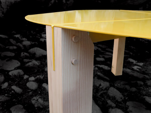 Table basse Tools l’éco-design par Thomas Merlin