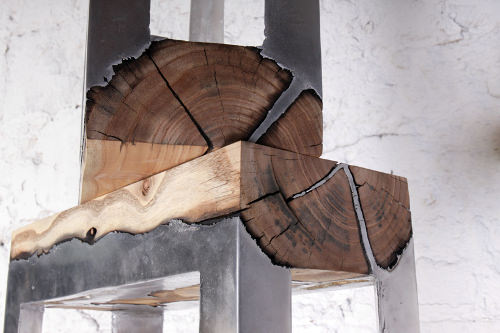 Wood Casting ou bois coulé par Hilla Shamia
