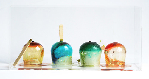 edible sugar glasses by fernando laposse