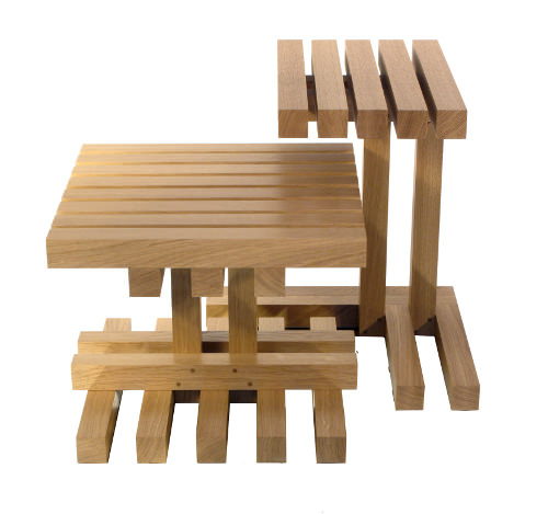 Double table basse Poser par Amaury Poudray