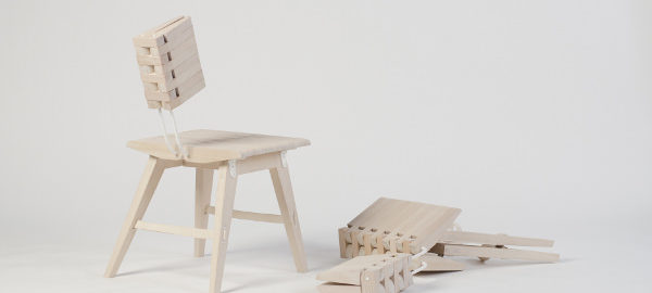 Ossa la chaise anthropomorphique par Johannessen et Clarke Design