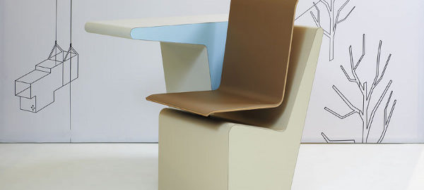 #006 Side Seat le poste de travail compact par Studio Makkink & Bey