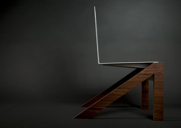 Triagonal la chaise par Markus Franke