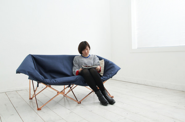 Sofa Kamp le canapé pliable par le studio KamKam