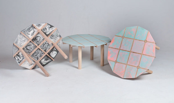 Timber la table à couler par Vincent Tarisien