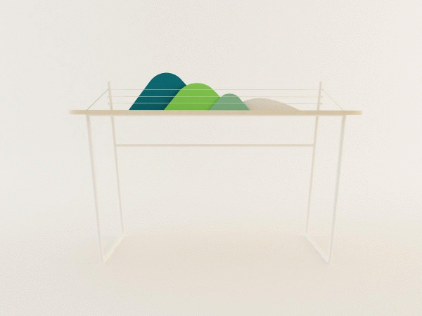 Landscape table le bureau paysage par Jelena Vucicevic