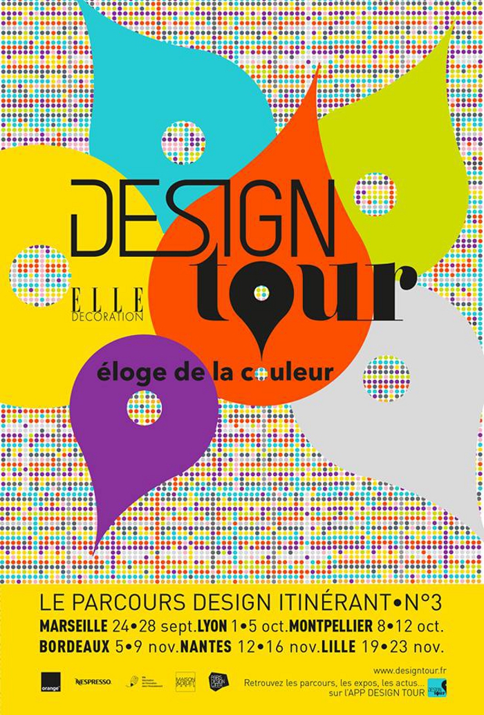 Design Tour 2014 sur le thème LES COULEURS-BED