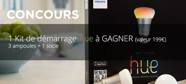 CONCOURS votre kit Philips HUE à GAGNER – Le Gagnant