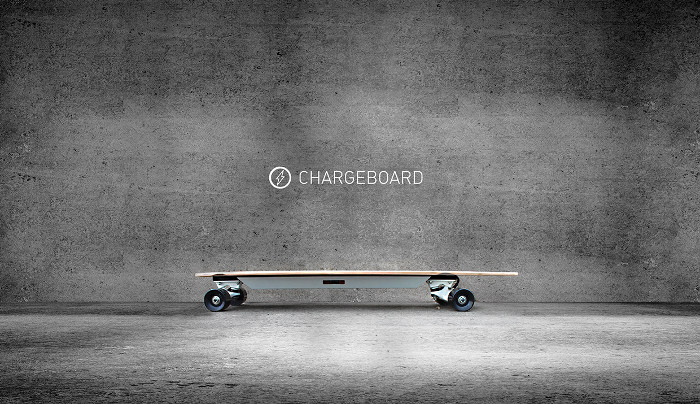 Chargeboard le skate hightech par Bjorn van den Hout