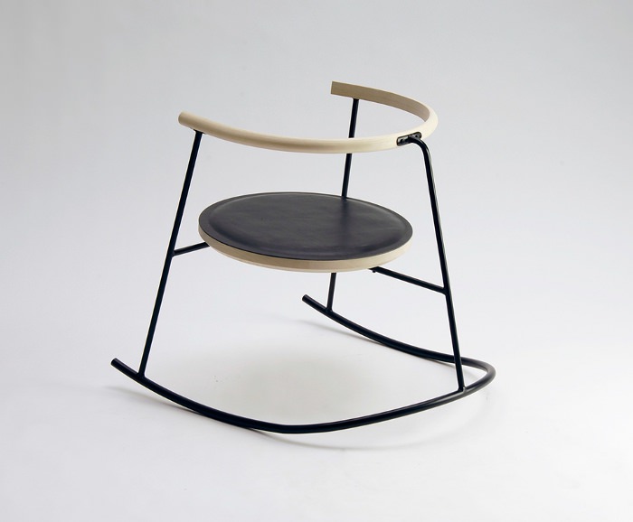 danish design chair steel