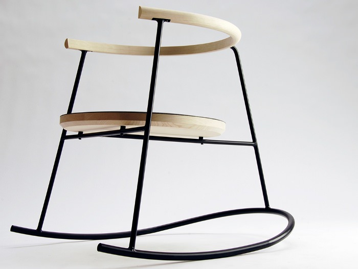 rockingchair design bois métal